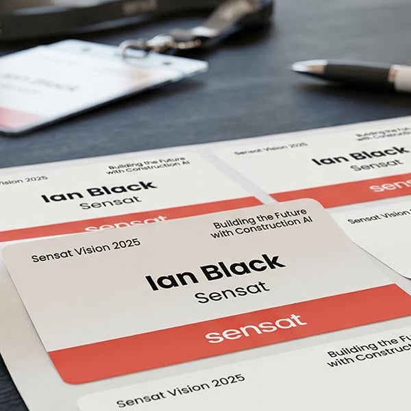 Name tag stickers