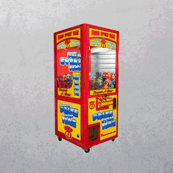 Animation of a claw machine being designed